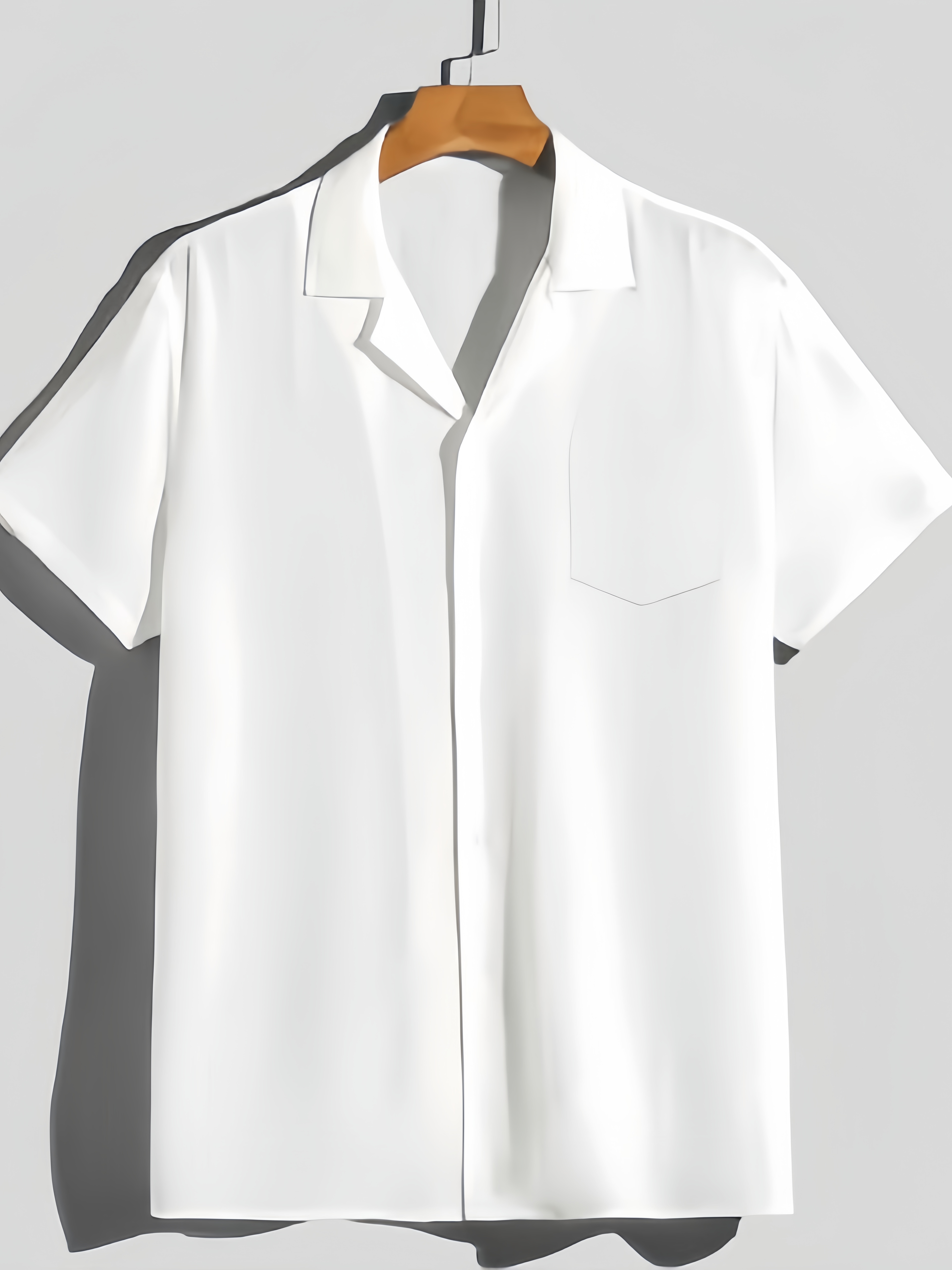 Men’s Cuban Collar Pocket Shirt 1