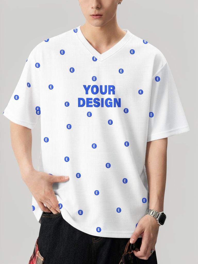 Men’s V-Neck Soccer Jersey 1