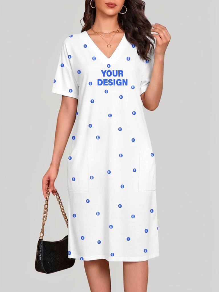 Women’s Relaxed Fit Pocket Dress 1