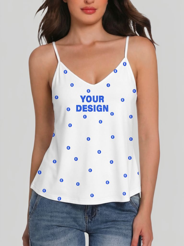 Women’s Plus Size V-Neck Tank Top 1