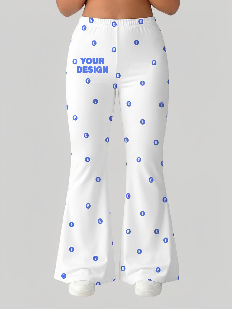 Women’s Plus Size Flare Pants 1