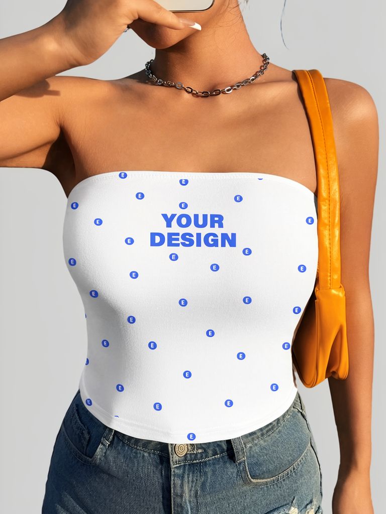 Women’s Strapless Tube Top 1