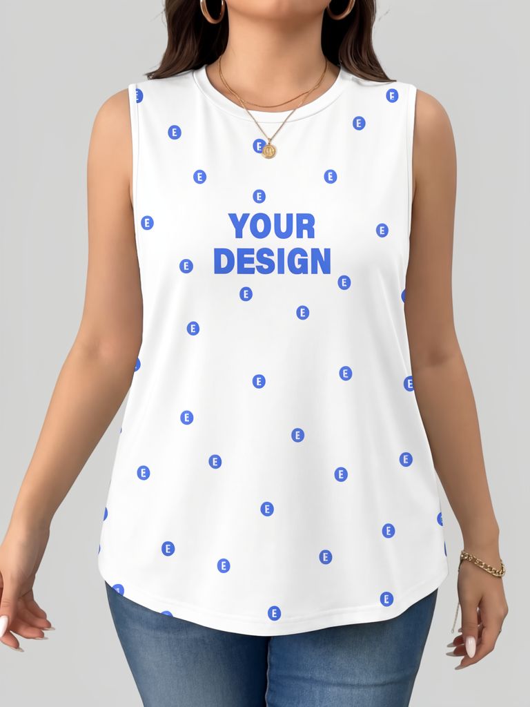 Women’s Plus Size Sleeveless Tank Top 1