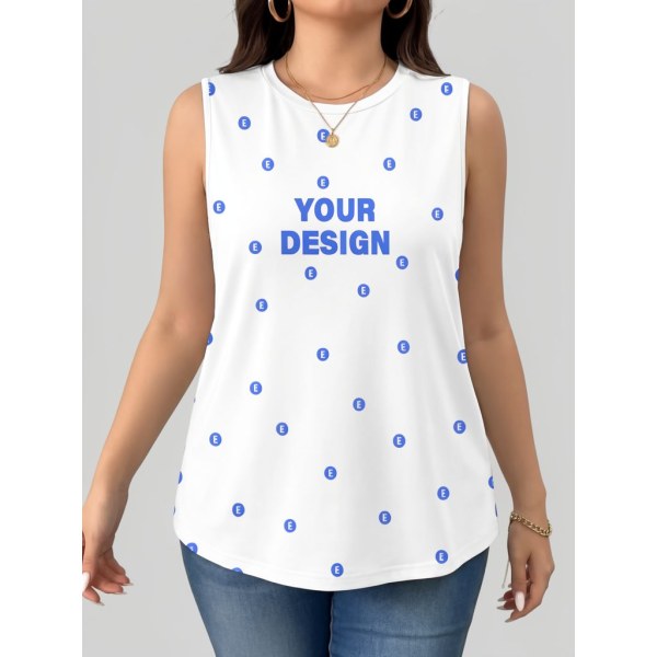 Women’s Plus Size Sleeveless Tank Top