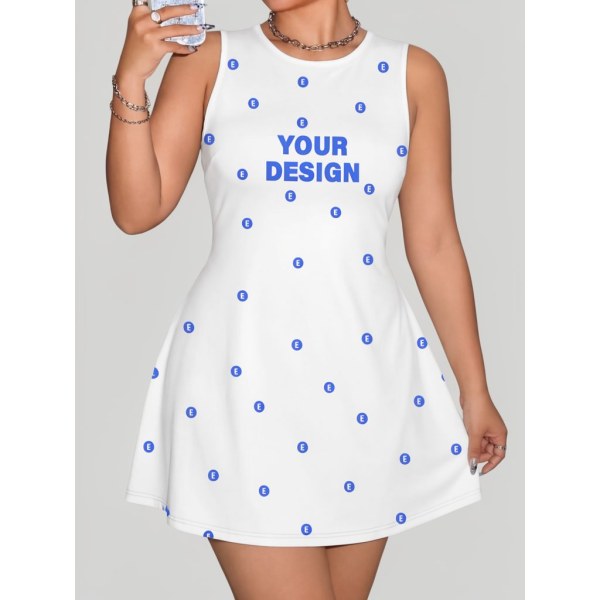 Women’s Plus Size Sleeveless Maxi Dress