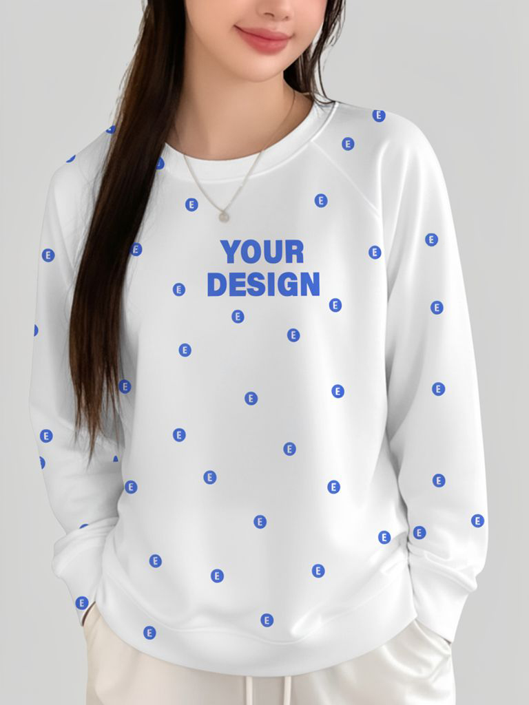 Women’s Raglan Sleeve Sweatshirt 1