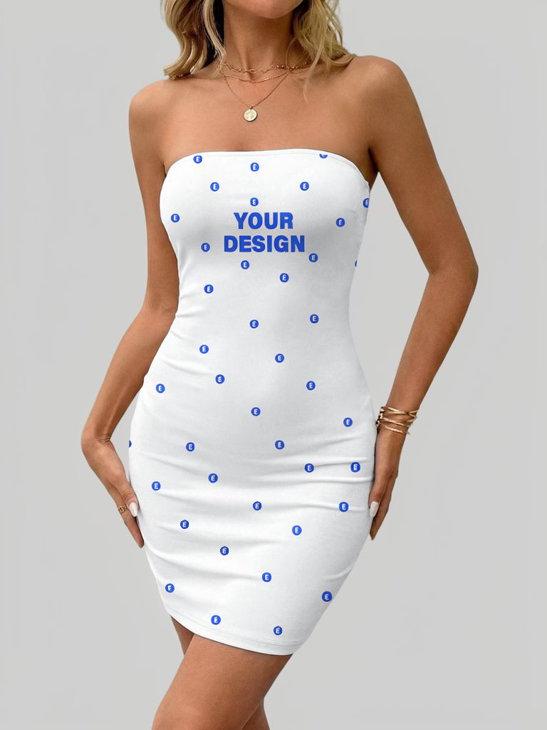 Women’s Strapless Bodycon Dress 1
